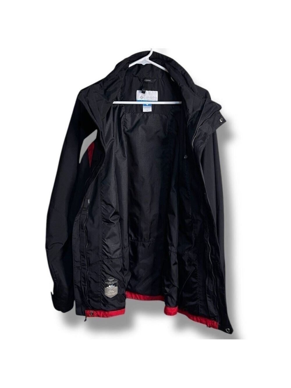 Columbia Interchange Field Gear Full Zip Light Jacket Men’s XL Waterproof - Picture 4 of 9